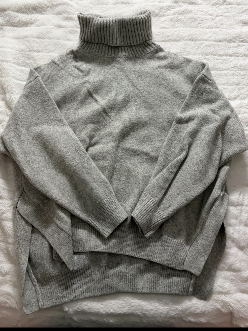 H&M Grey Turtleneck Sweater